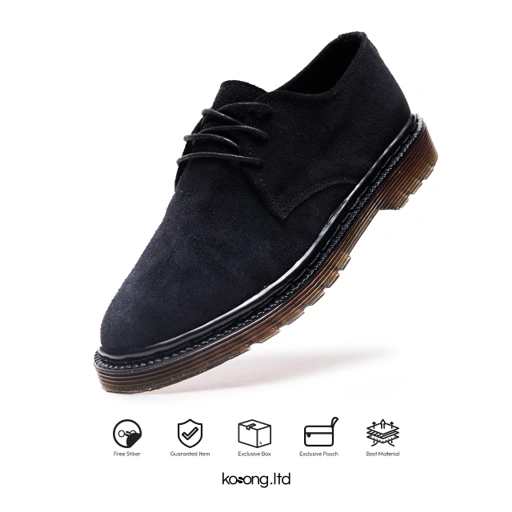Image of Kosong.Ltd Sepatu Loafers Pria Wanita - ROOCKIE Black