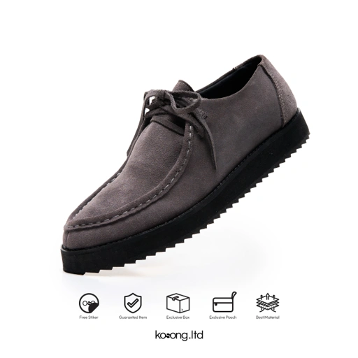 Image of Kosong.Ltd Sepatu Loafers Pria Wanita - VOGUE Grey