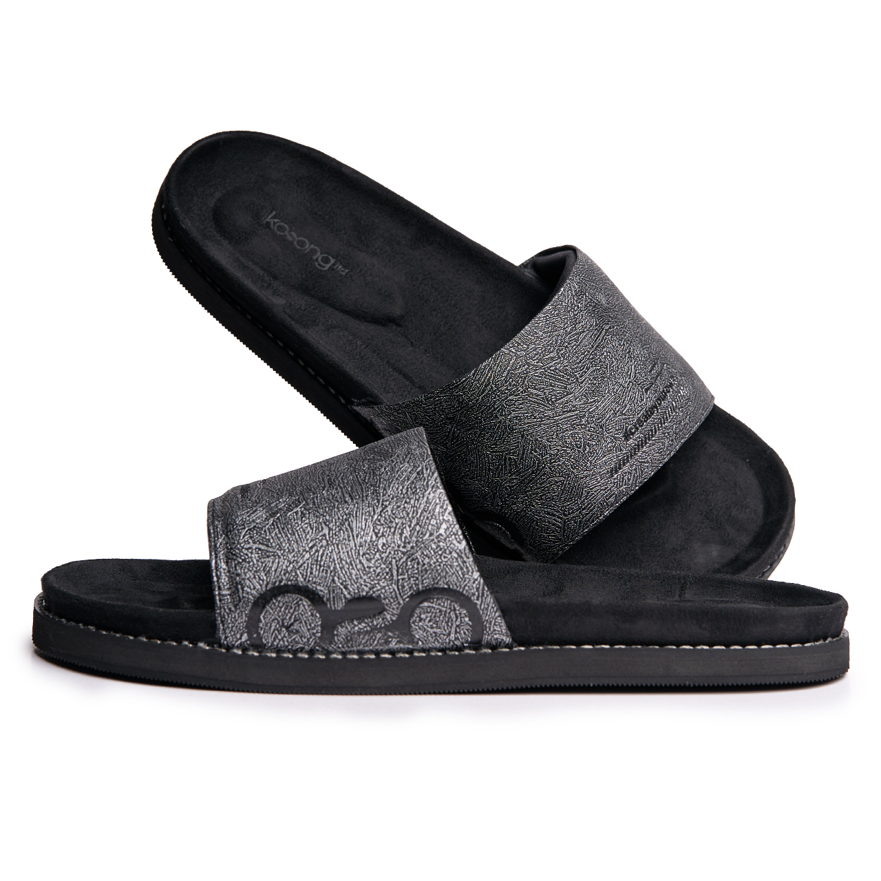 Kosong.Ltd Sandal Selop Pria-Wanita EASE CORAL - Black