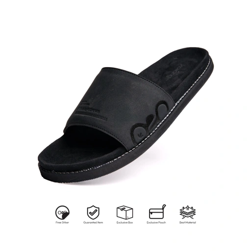 Image of Kosong.Ltd Sandal Selop Pria - Wanita Ease Bold - Black