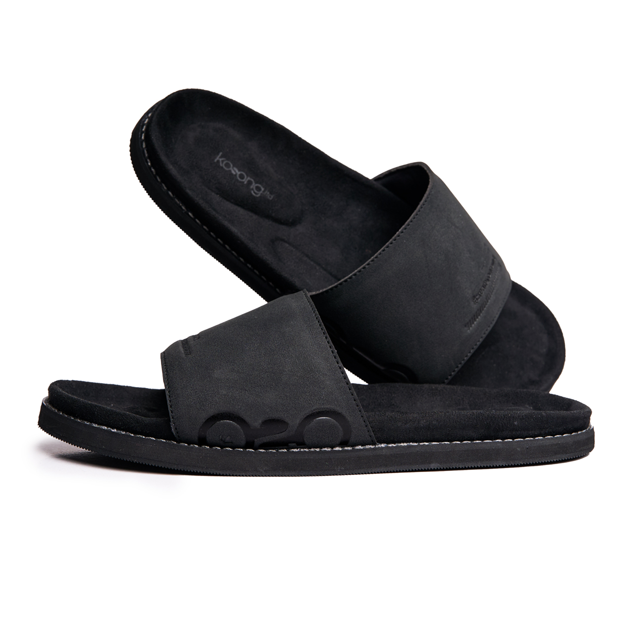 Kosong.Ltd Sandal Selop Pria - Wanita Ease Bold - Black