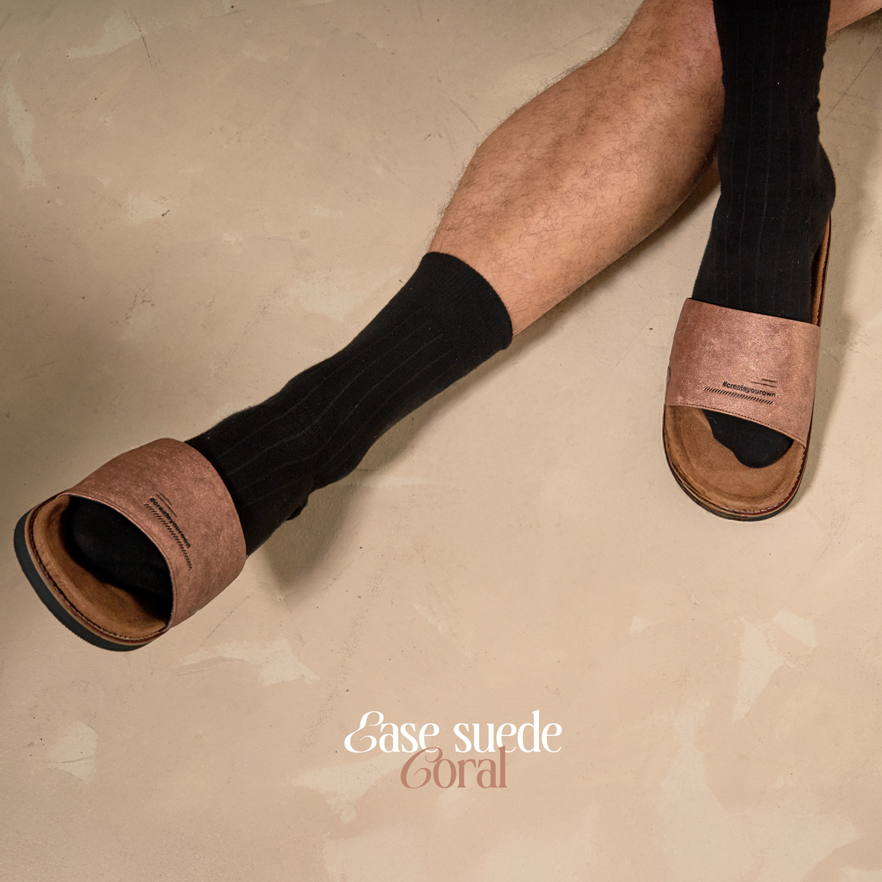 Kosong.Ltd Sandal Selop Pria-Wanita EASE CORAL - Brown