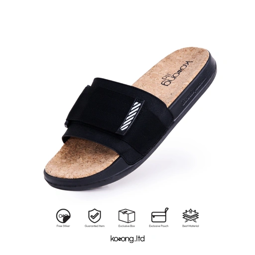 Image of Kosong.Ltd Sandal Pria Wanita Step Strap - Black