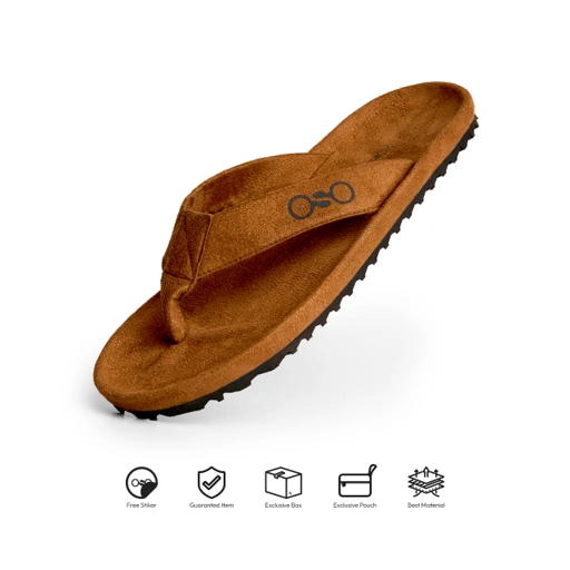 Image of Kosong.Ltd Sandal Jepit Pria / Wanita - Brown