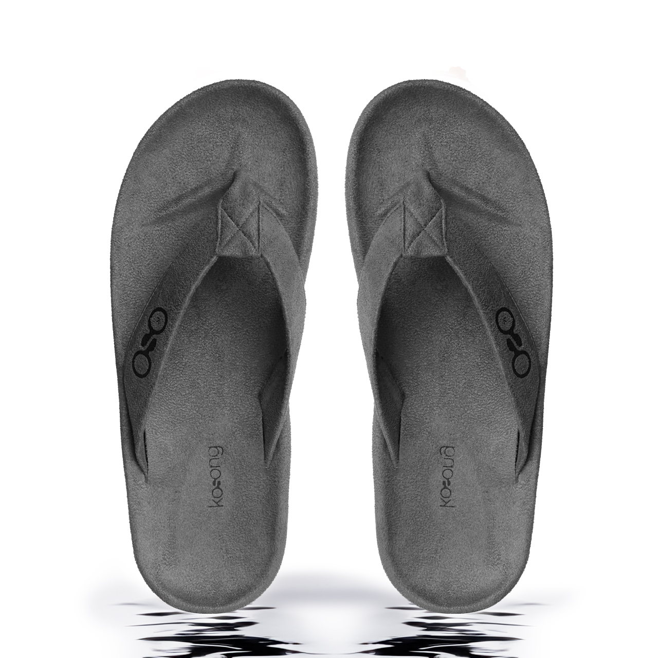 Kosong.Ltd Sandal Jepit Pria / Wanita - Grey