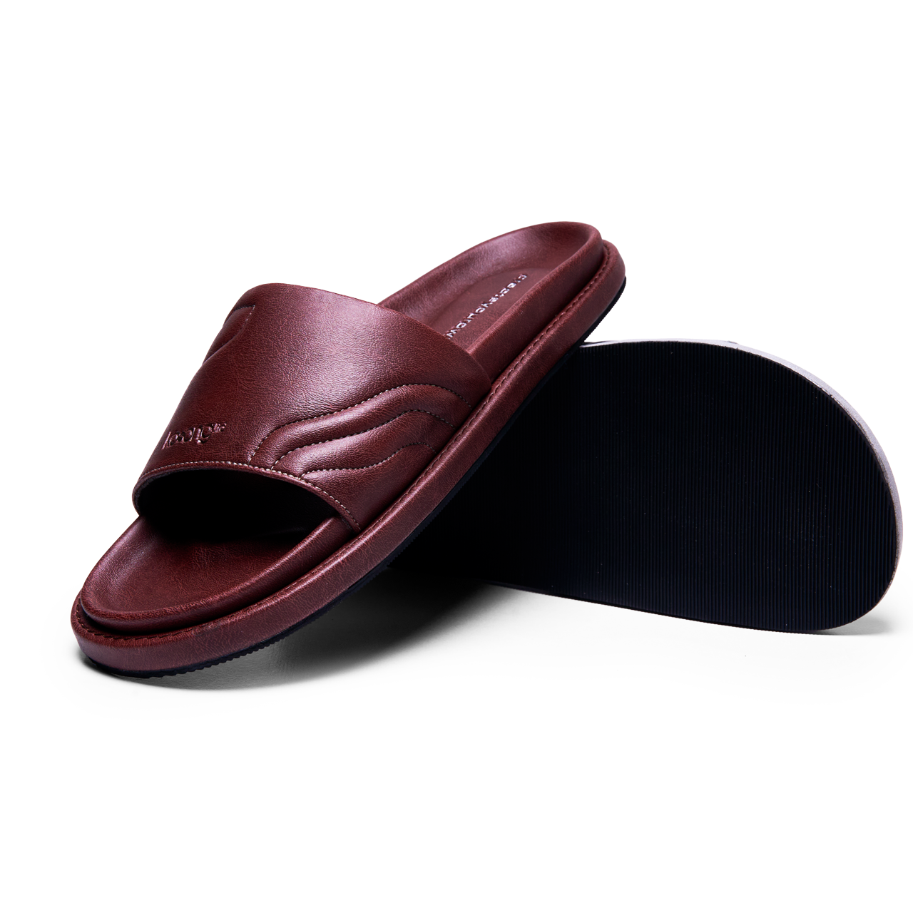 Kosong.Ltd Sandal Selop Pria / Wanita Eden - Burgundy