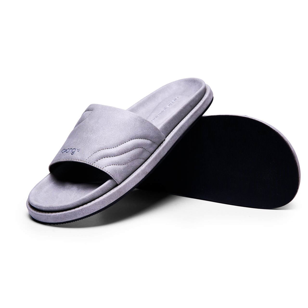 Kosong Ltd Sandal Selop Pria / Wanita Eden - Silver