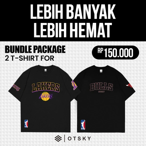 Image of Special Bundle (BUY 1 GET 2) Package Otsky Kaos Pria Sablon Best Seller Cotton 24s