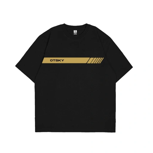 Image of Otsky Kaos Pria Stripe Font Katun 24s