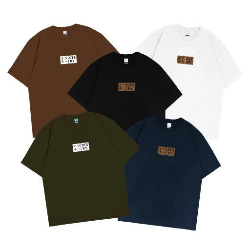 Image of Otsky Kaos Pria OTS Square Box Series Lengan Pendek Katun 24s