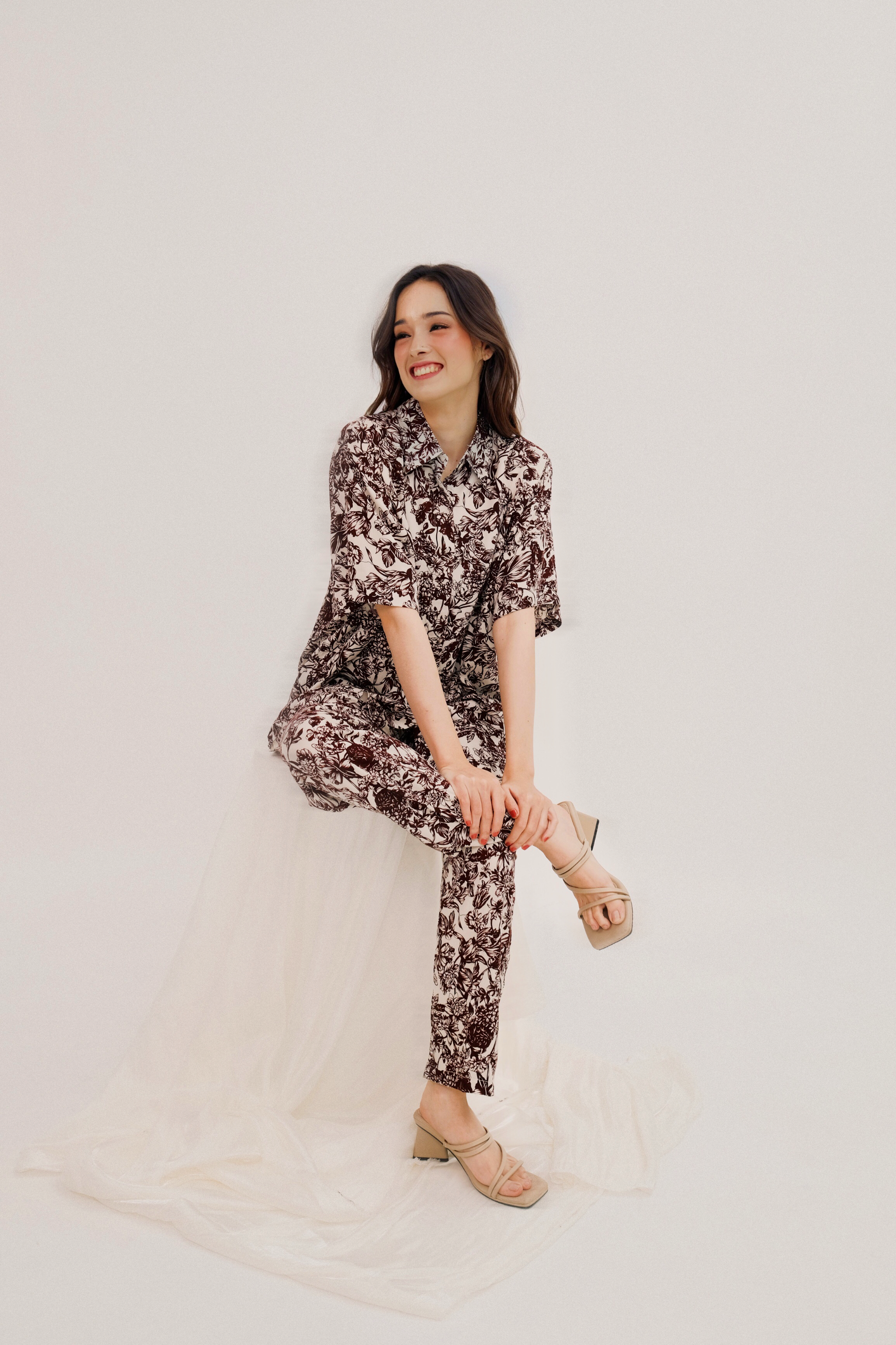 RALINE │ One Set Piyama Rayon Lengan Pendek