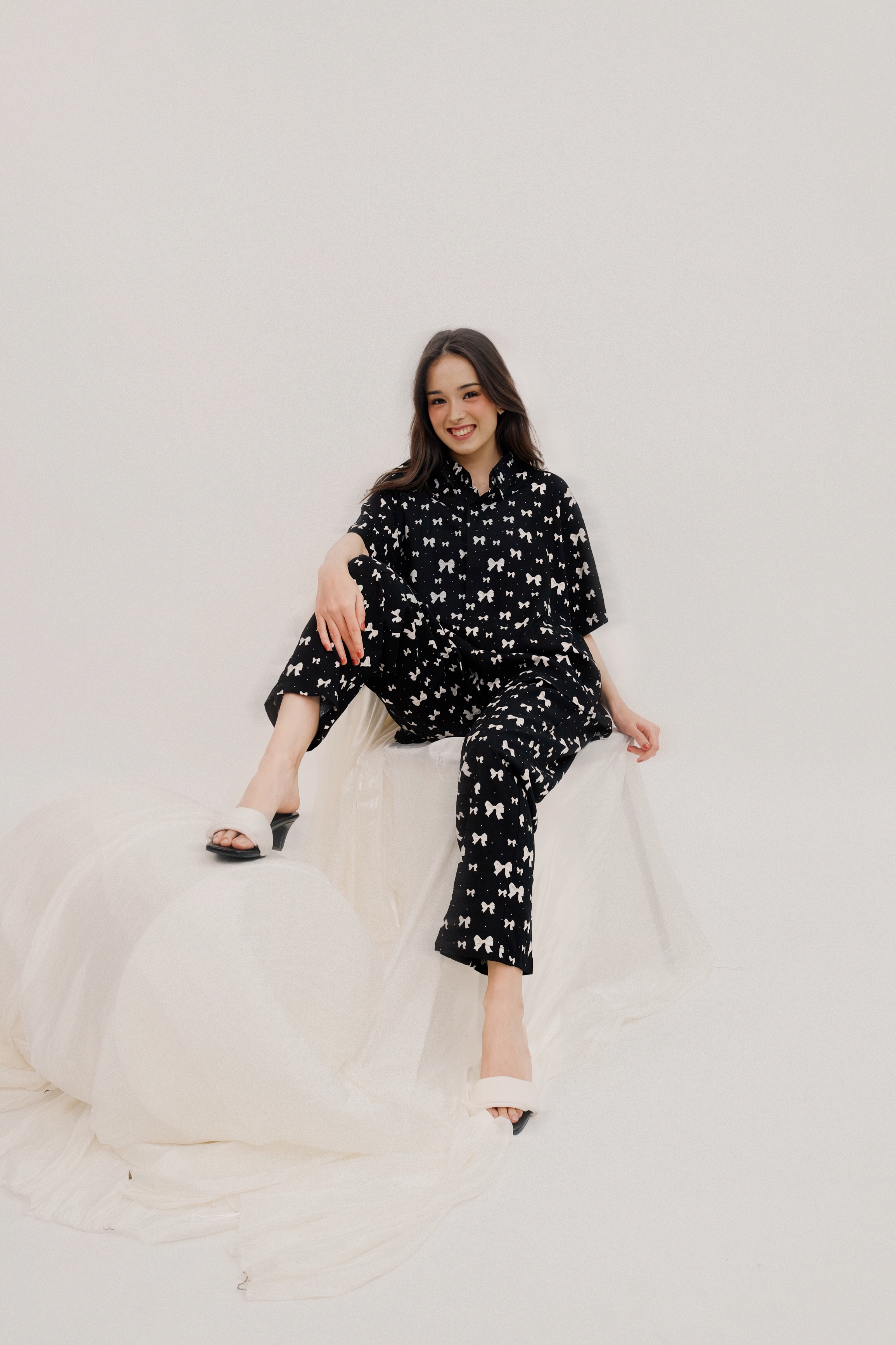 RALINE │ One Set Piyama Rayon Lengan Pendek