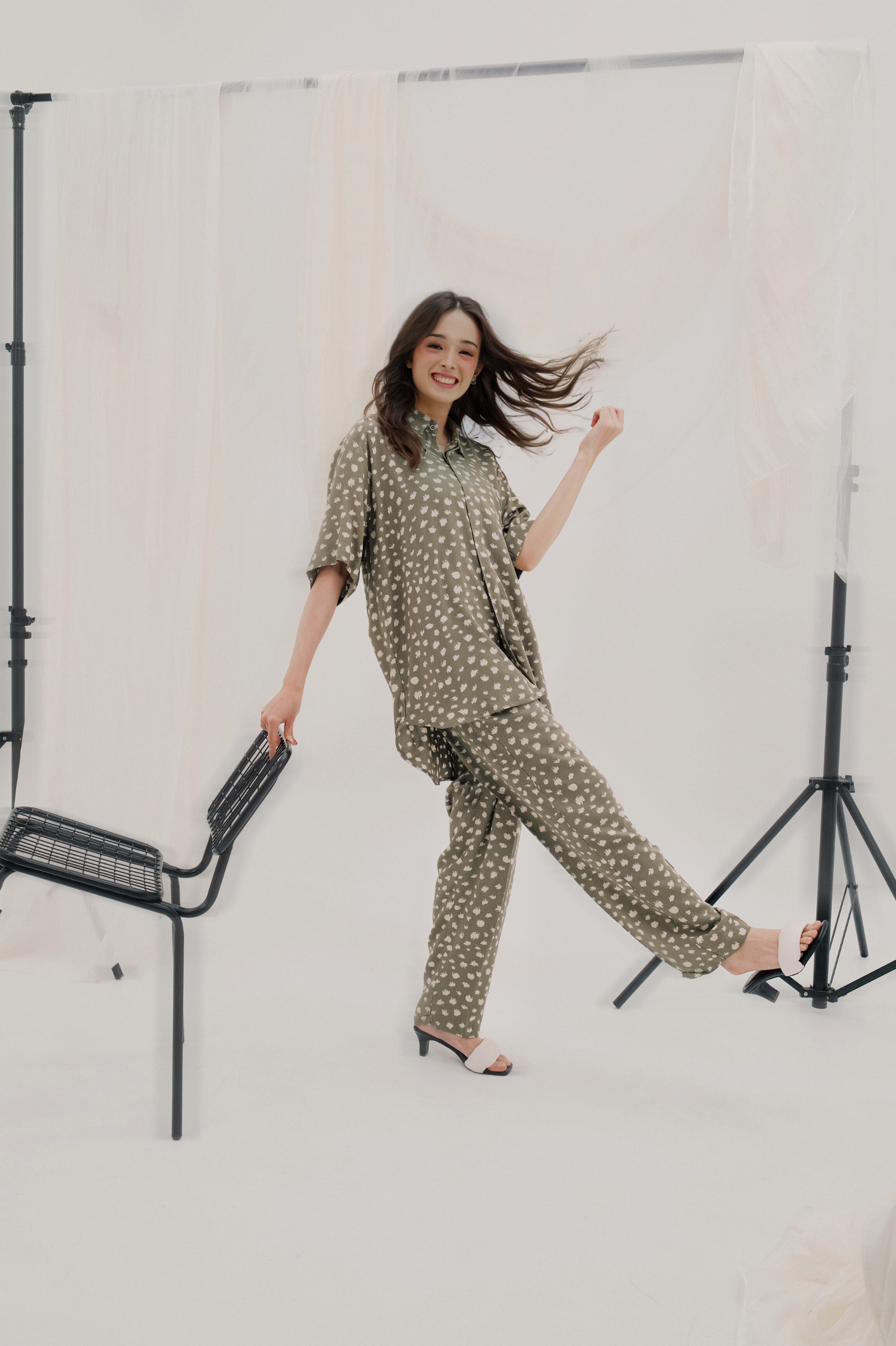 RALINE │ One Set Piyama Rayon Lengan Pendek