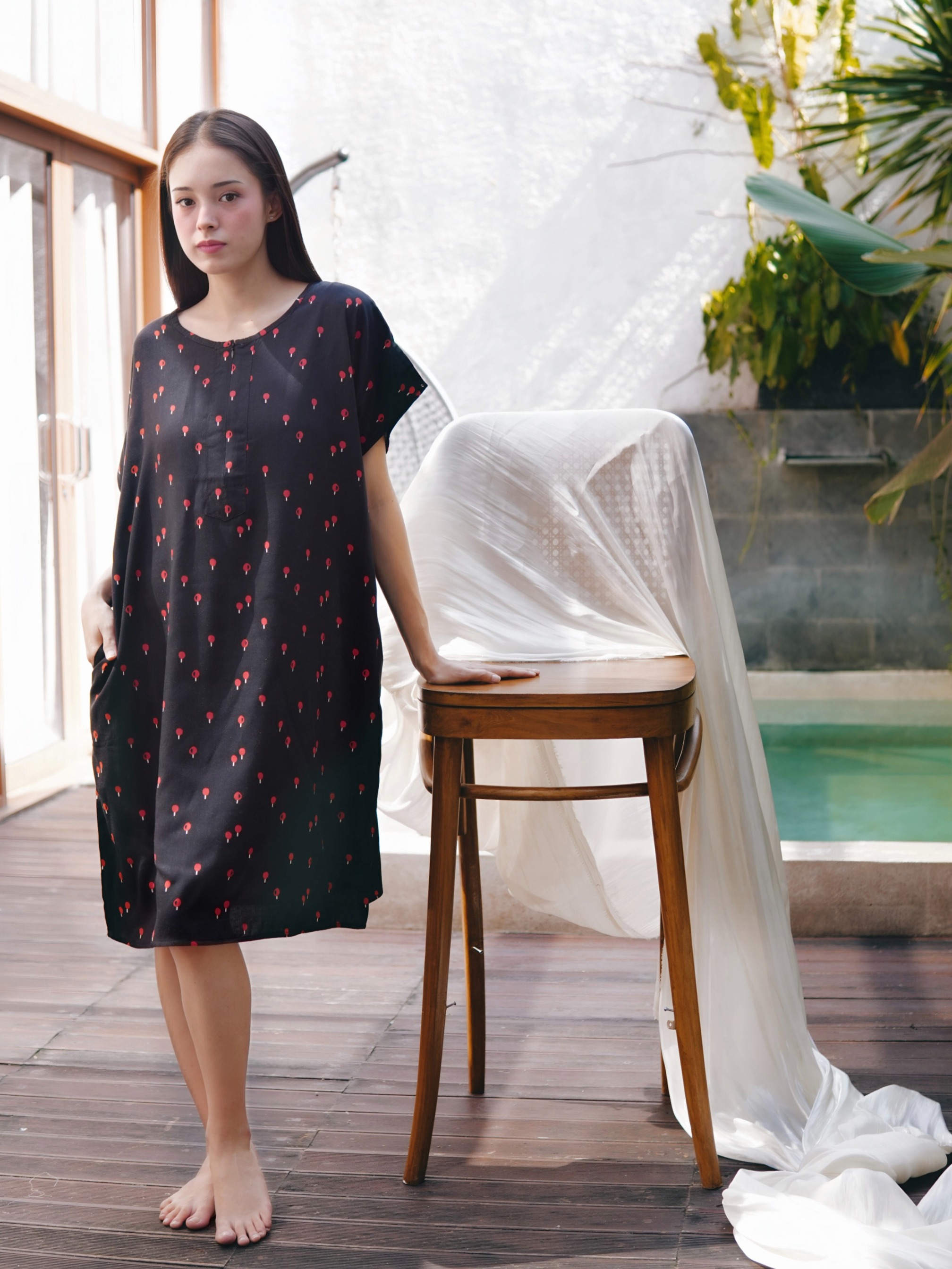 EMELIA │ Daster Basic Rayon Pendek