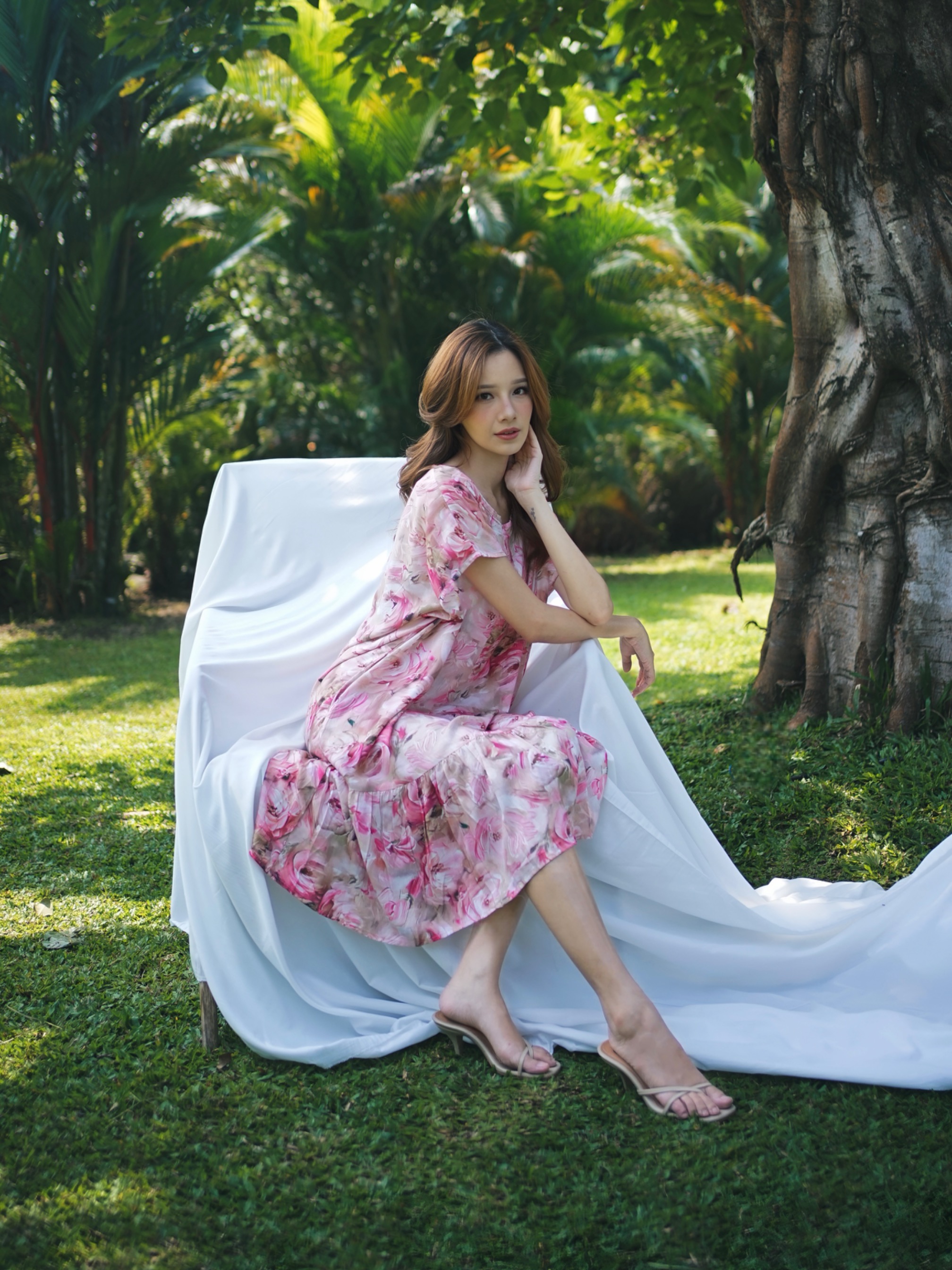 ELEYA │ Daster Rayon Pendek Ruffle Dress