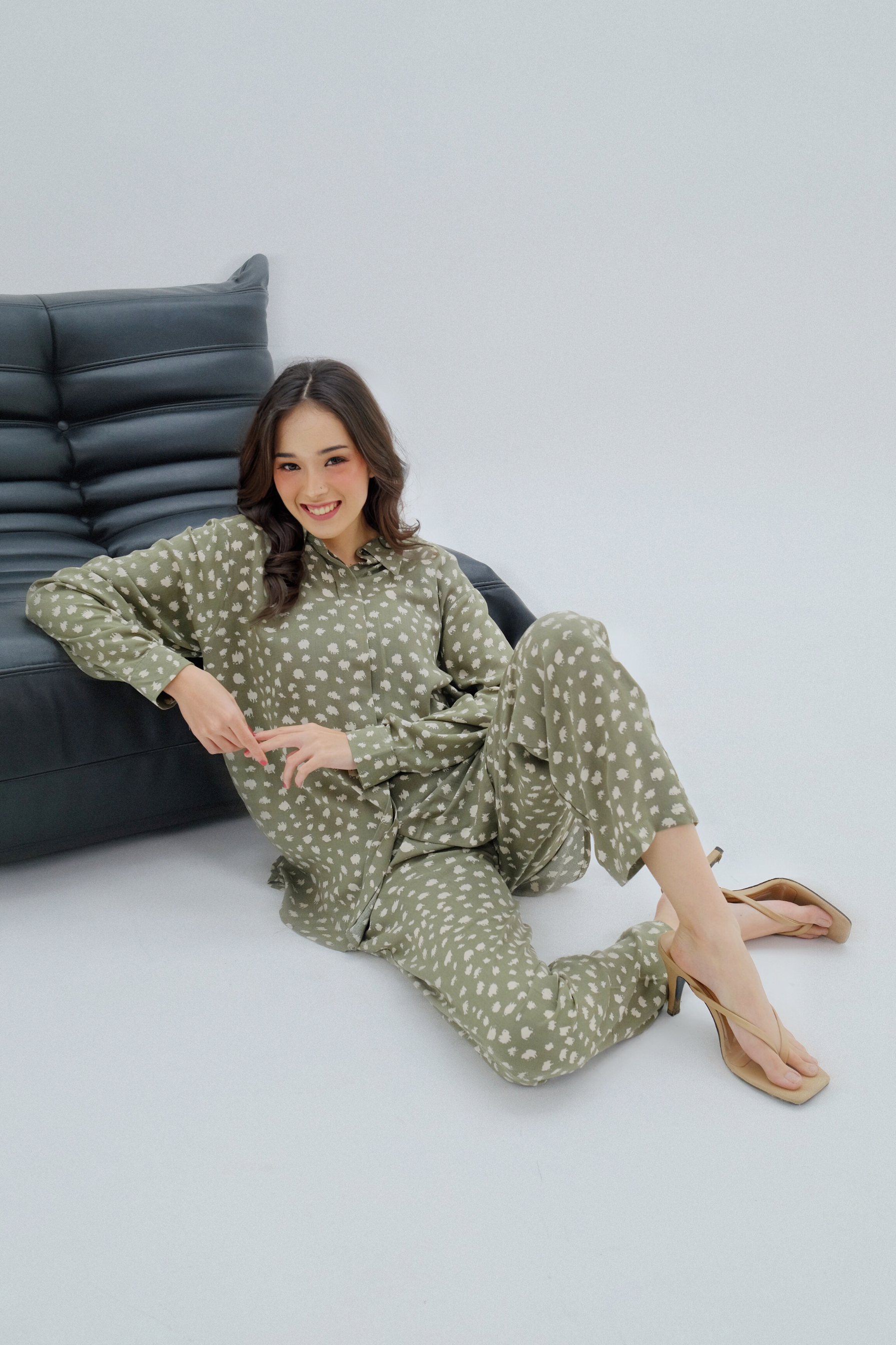 RALINE │ One Set Piyama Rayon Lengan Panjang