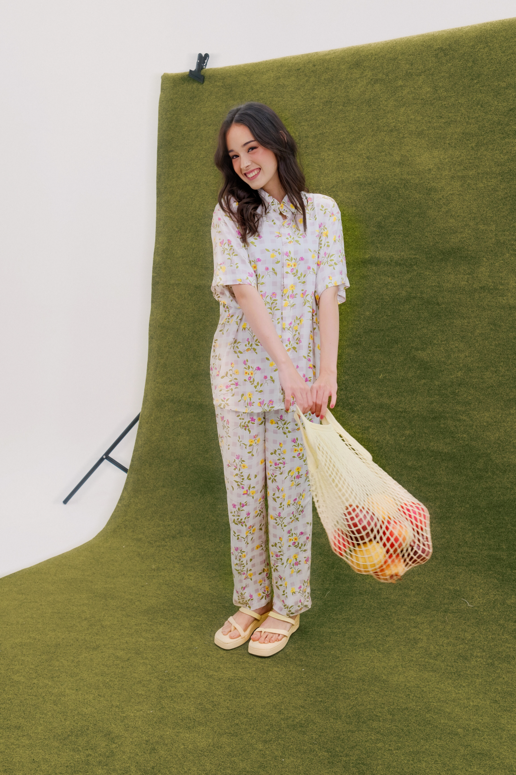 RALINE │ One Set Piyama Rayon Lengan Pendek