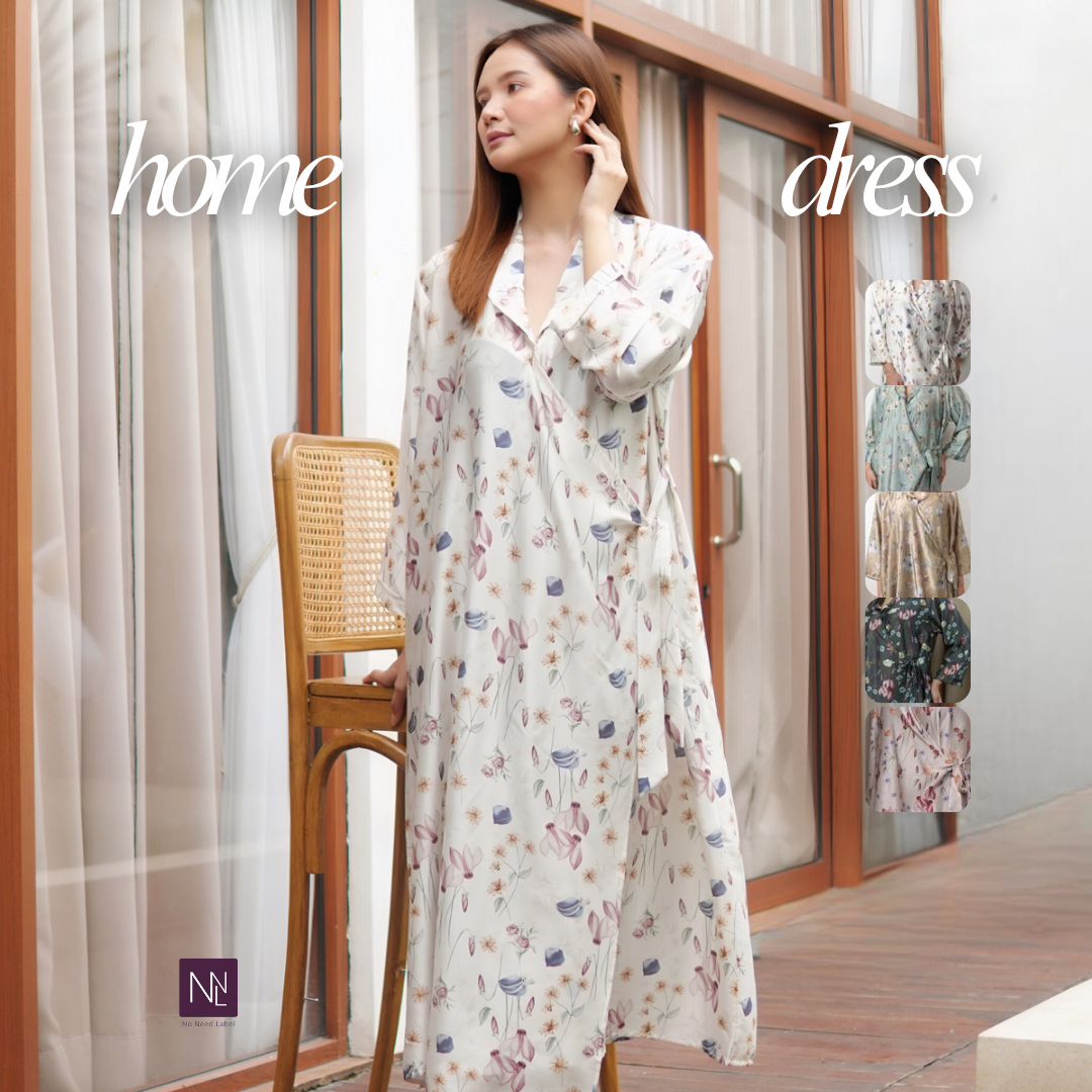 FINE ERIKA │ Kimono Panjang Premium Silk Lengan Panjang