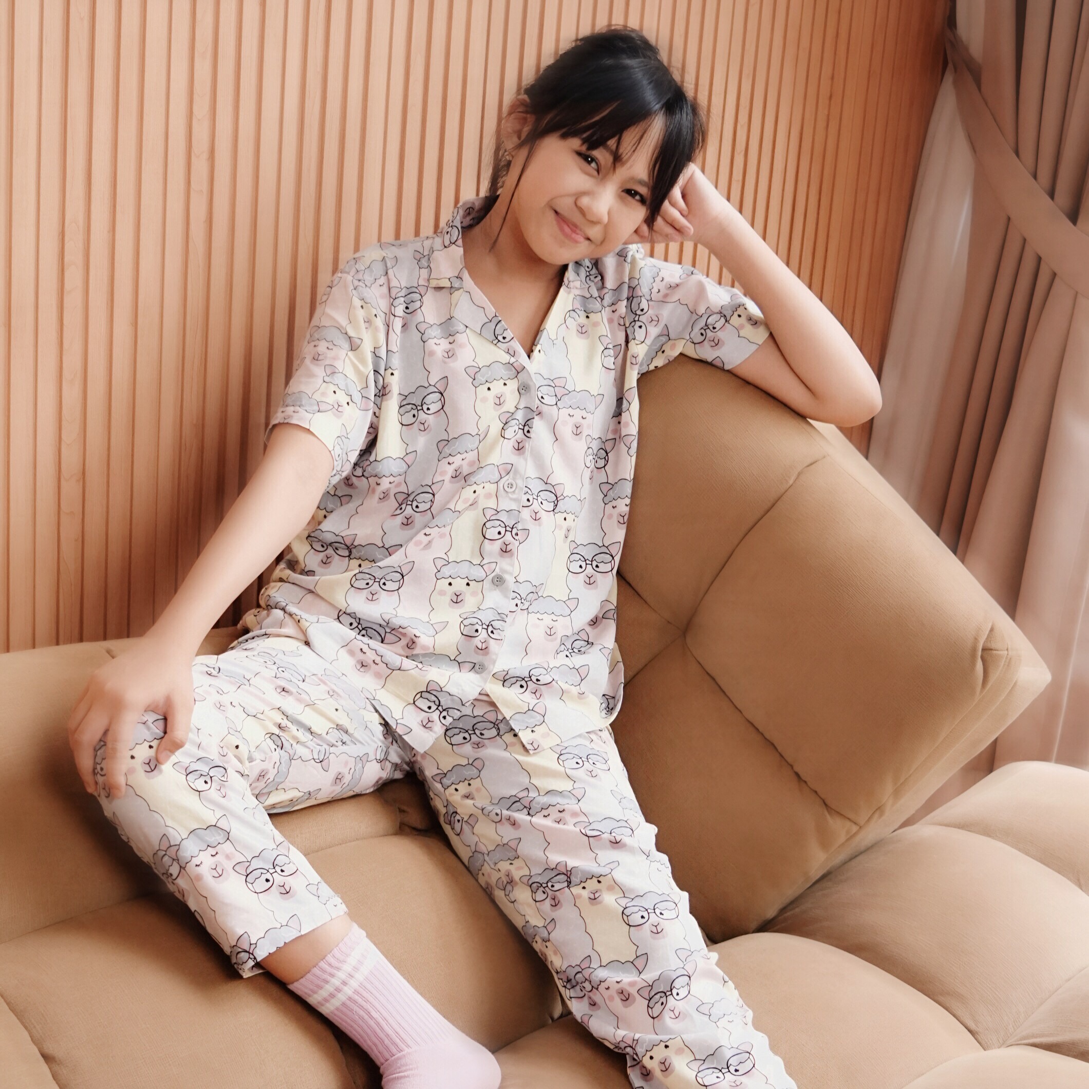 RACHEL KIDS │ One Set Piyama Baju Tidur Anak Rayon Celana Panjang