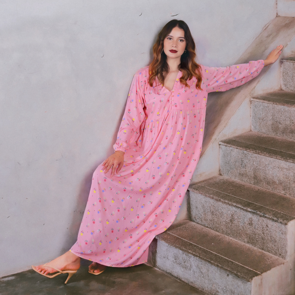 ALORA │ Long Dress Panjang Rayon