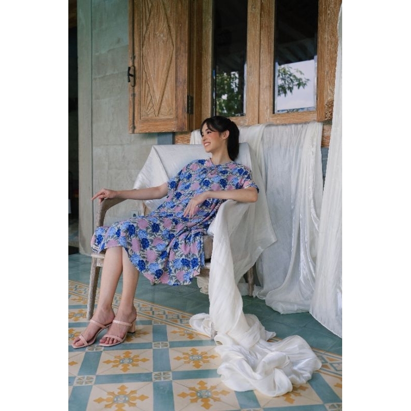 MOANA │ Daster Rayon Pendek Ruffle Dress