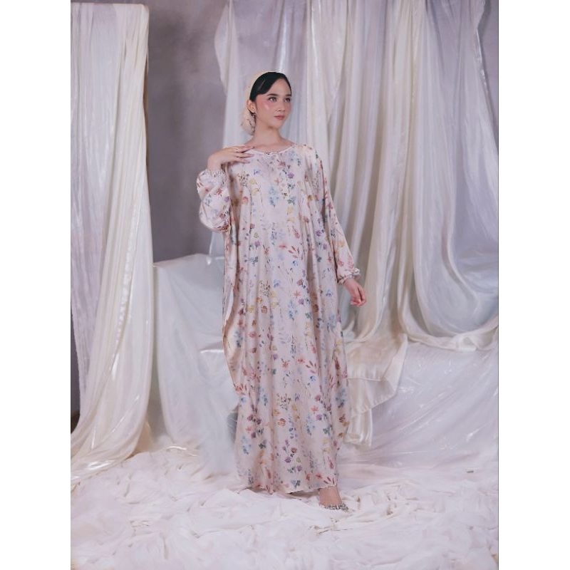 ALMIRA │ Gamis Long Dress Panjang Premium Silk Lengan Panjang