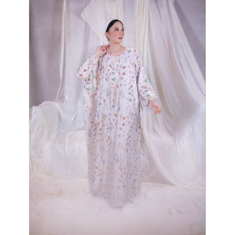 ALMIRA │ Gamis Long Dress Panjang Premium Silk Lengan Panjang