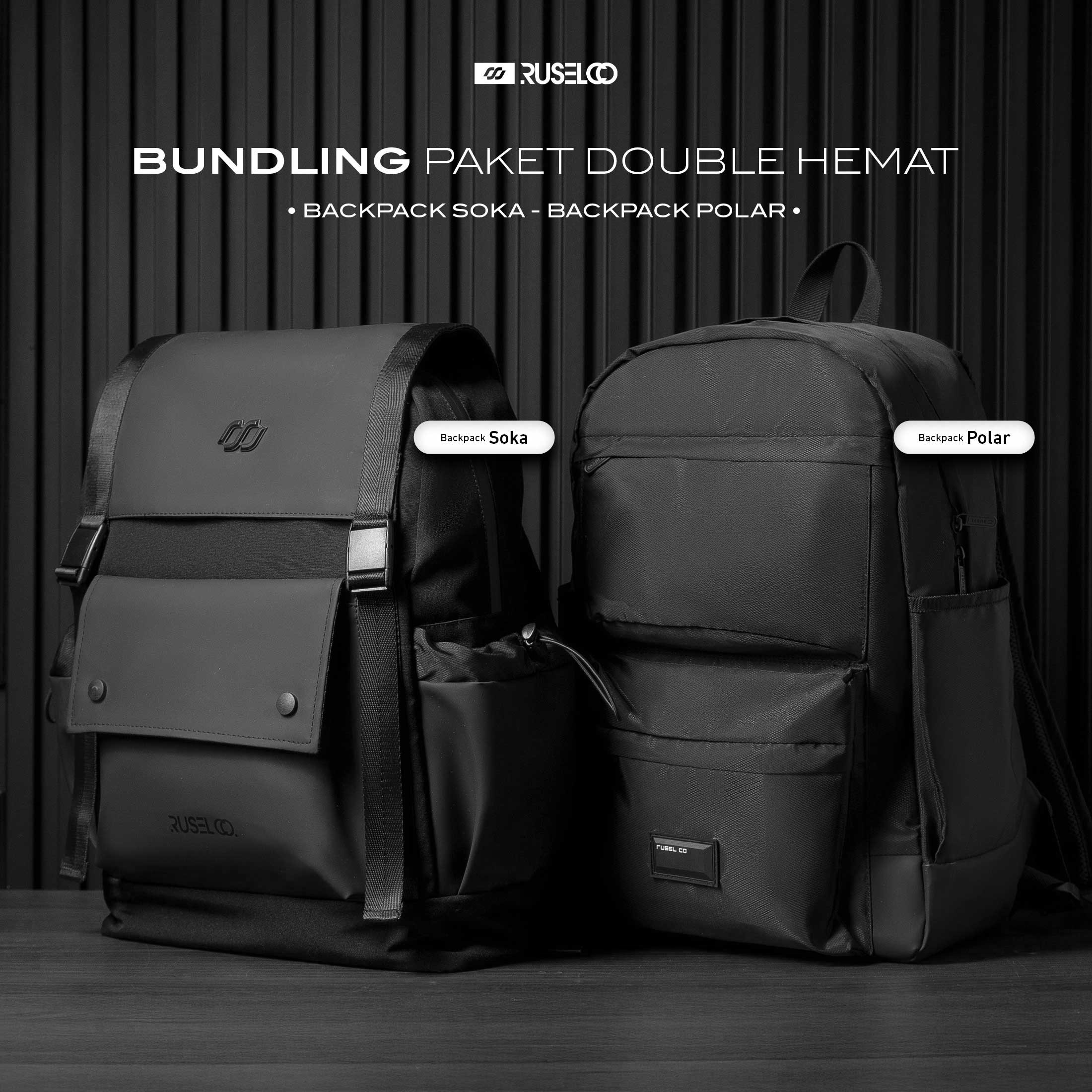 BUNDLING - BACKPACK SOKA + BACKPACK POLAR