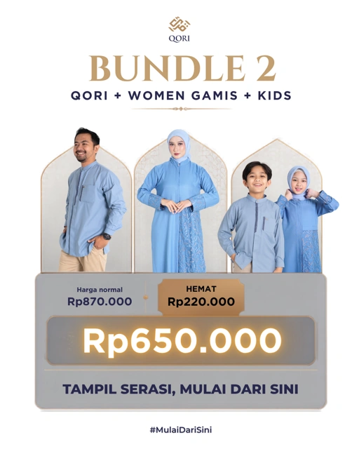 Kemeja Koko + Qori Women + Kids