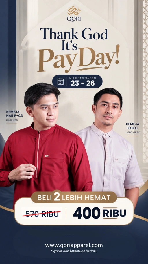 Payday Sale - Bundling Kemeja Koko