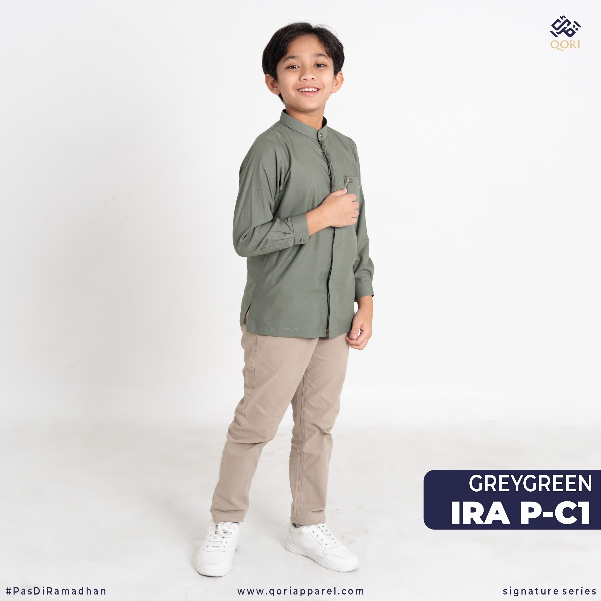 Irbadh bin Sariyah Qori Apparel Baju Koko Anak Lengan Panjang IRA-2