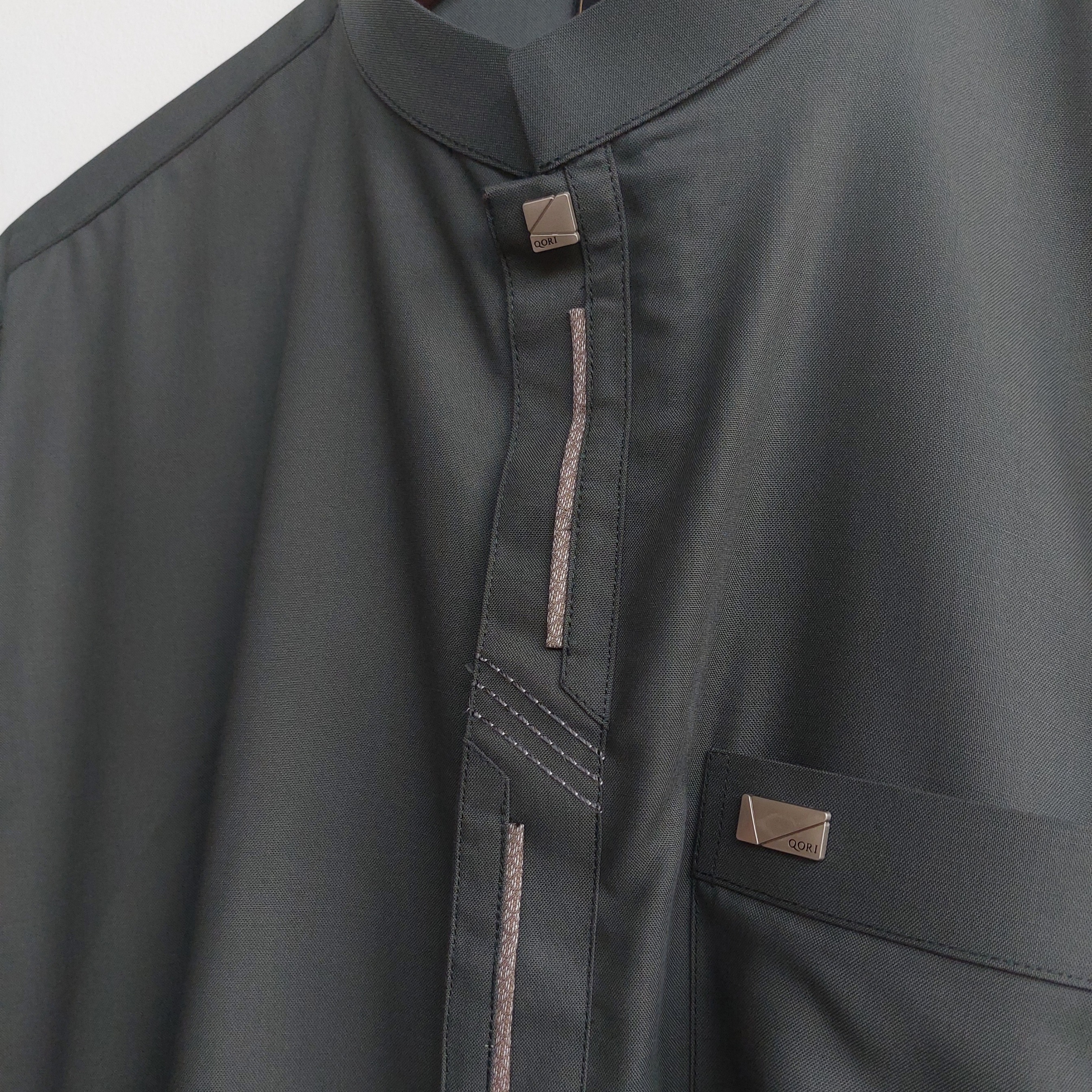 Qori Apparel Signature Fadhalah bin 'Ubaid al-Ausi Kemeja Koko Casual Lengan Pendek FAD-1