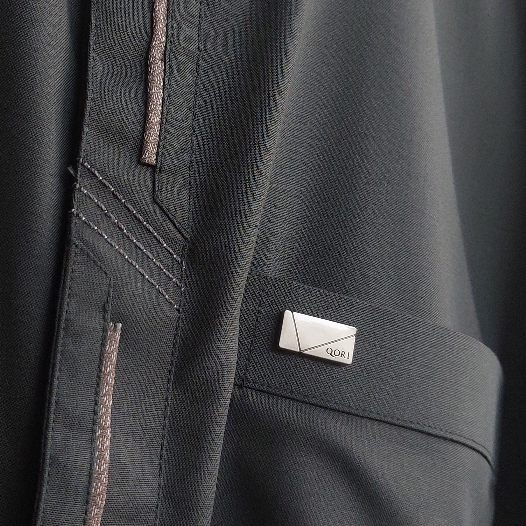 Qori Apparel Signature Fadhalah bin 'Ubaid al-Ausi Kemeja Koko Casual Lengan Pendek FAD-1