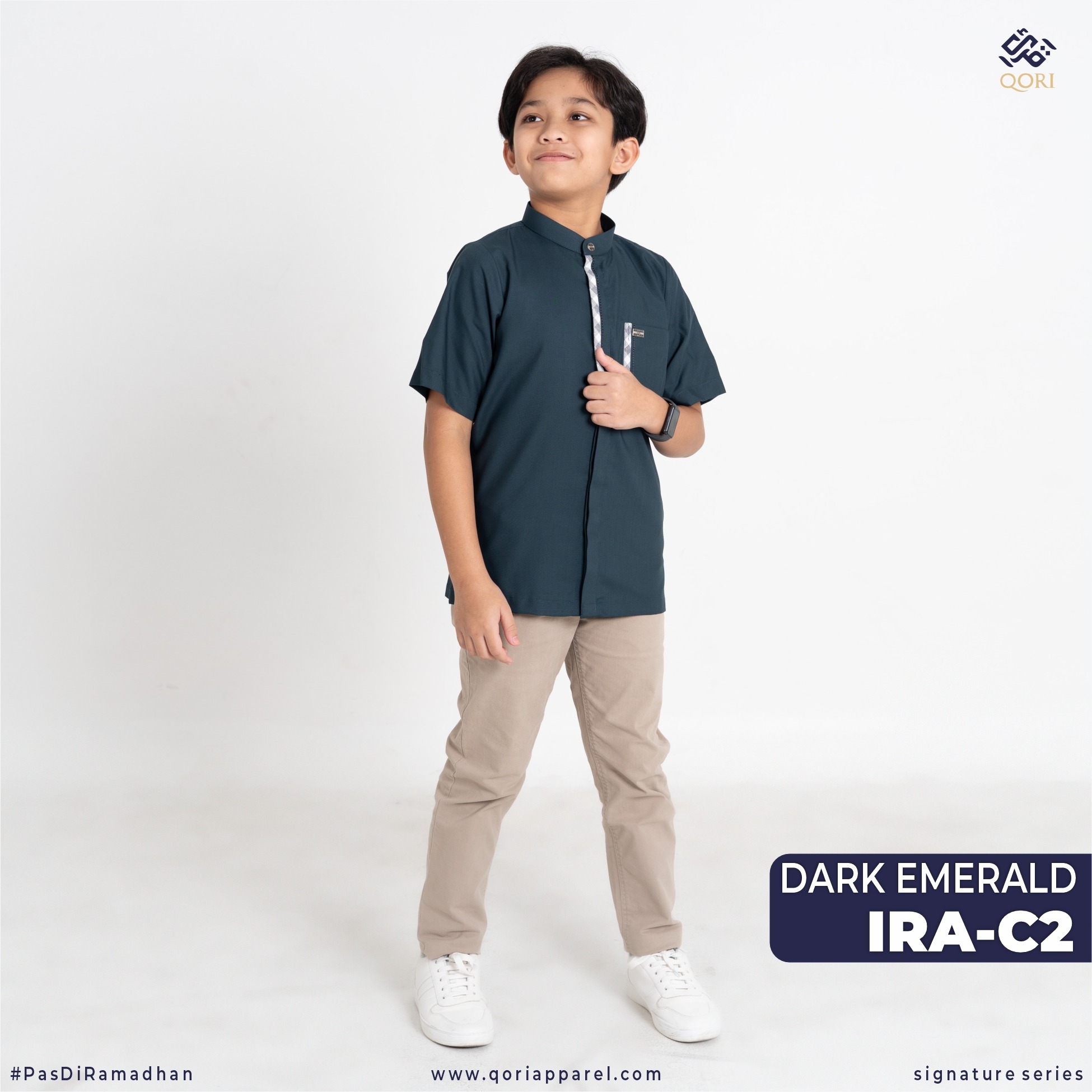 Irbadh bin Sariyah Qori Apparel Baju Koko Anak Lengan Pendek IRA-1
