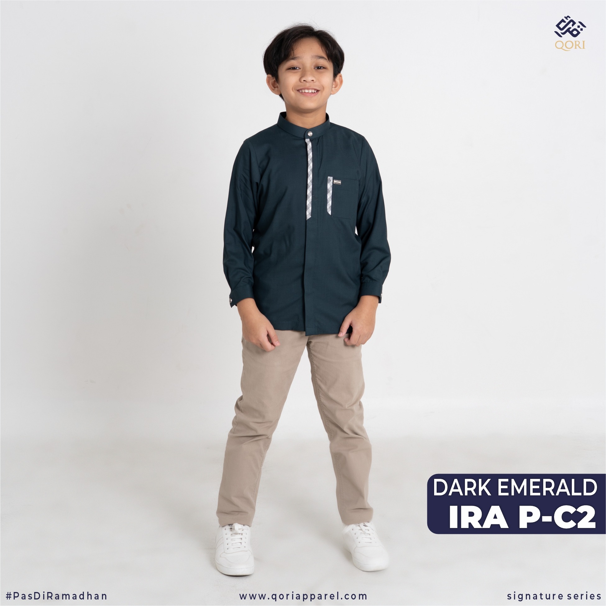 Irbadh bin Sariyah Qori Apparel Baju Koko Anak Lengan Panjang IRA-2