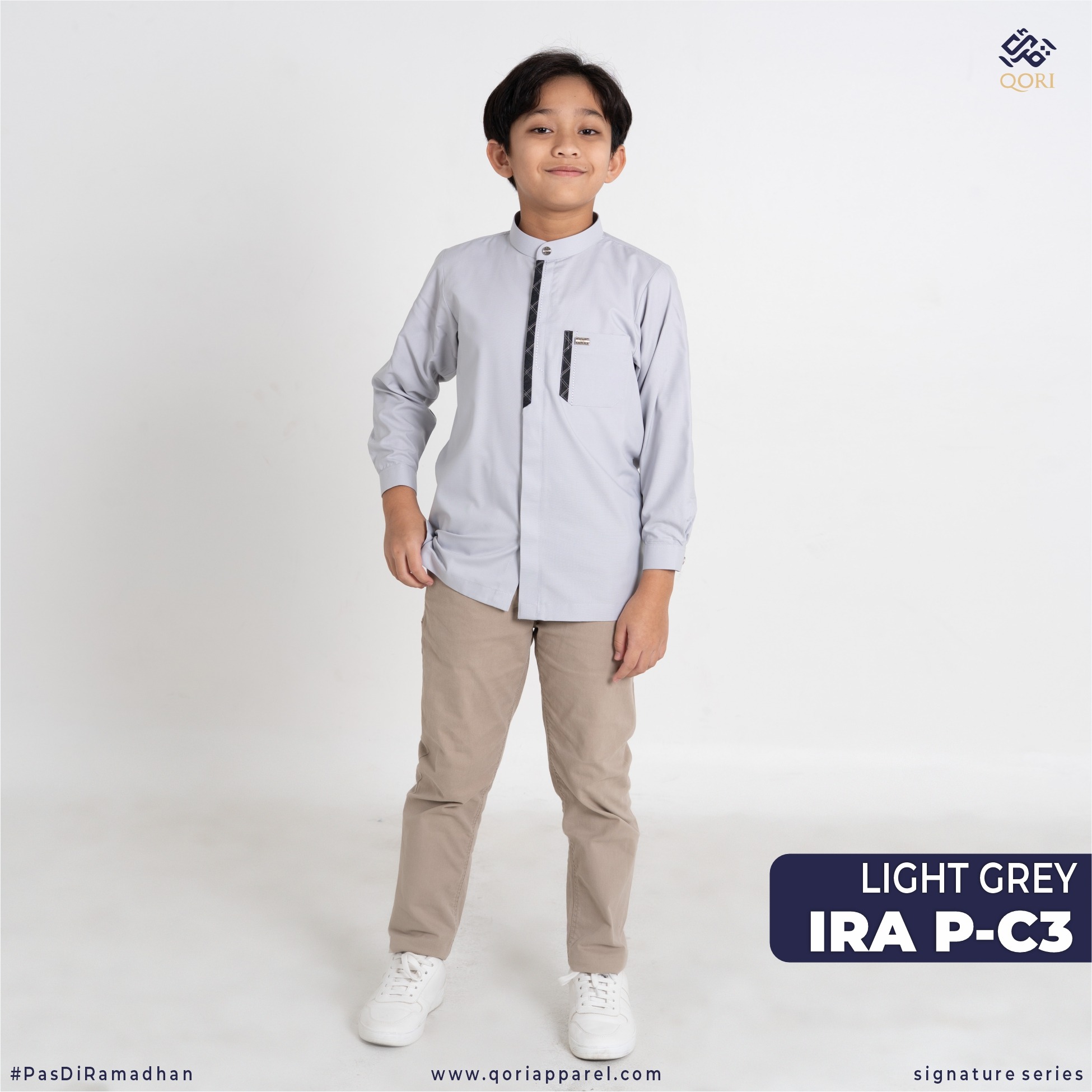 Irbadh bin Sariyah Qori Apparel Baju Koko Anak Lengan Panjang IRA-2