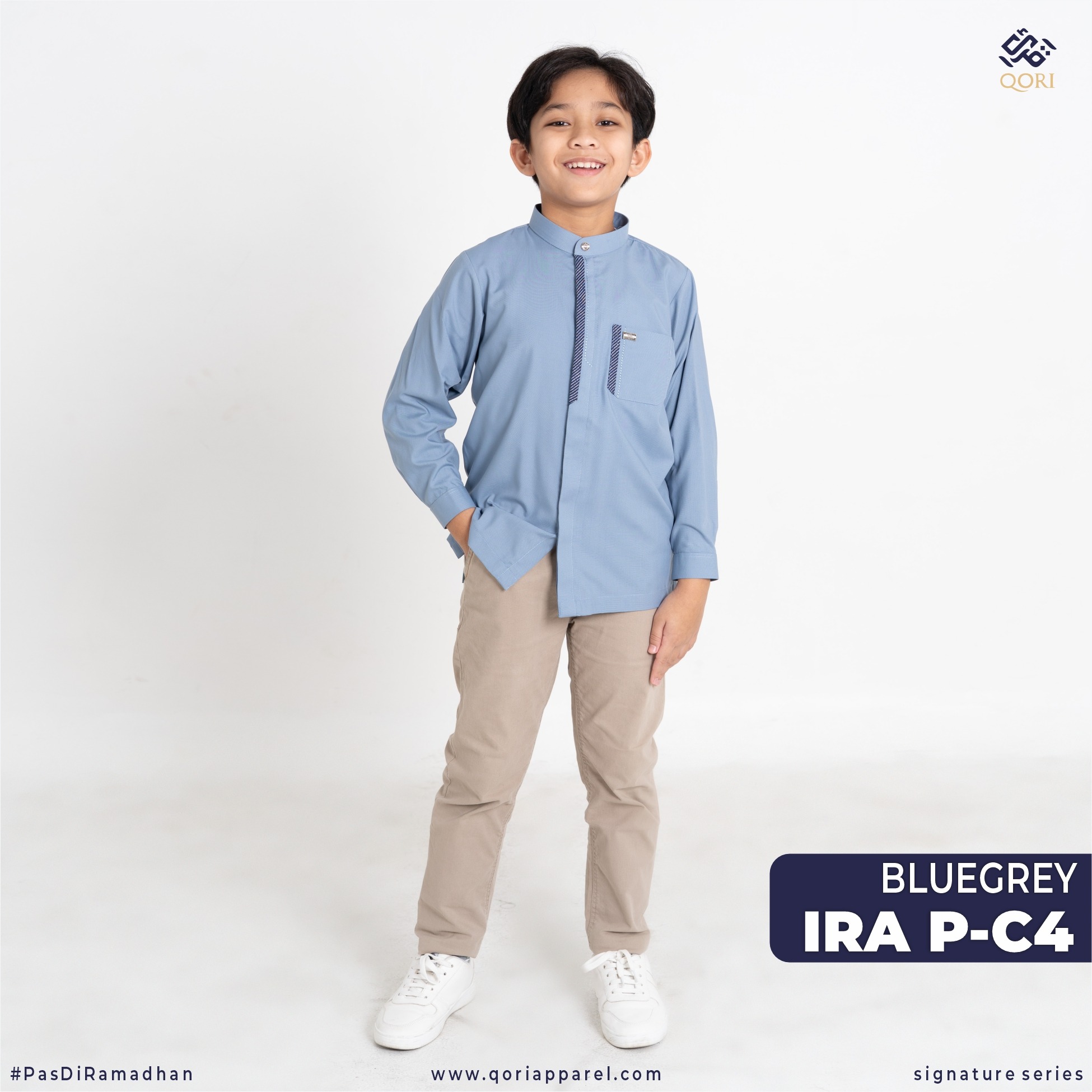 Irbadh bin Sariyah Qori Apparel Baju Koko Anak Lengan Panjang IRA-2