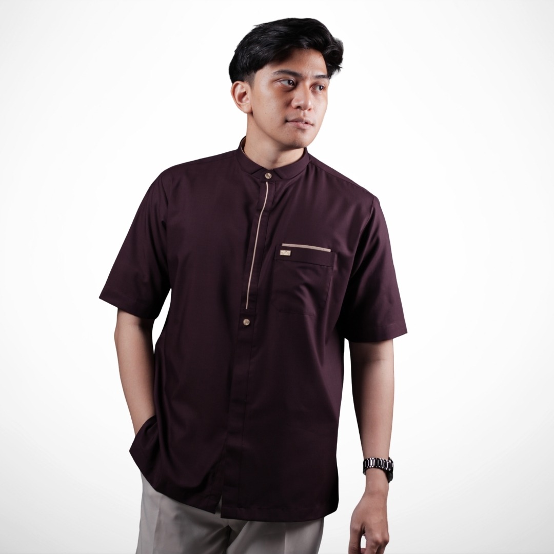Qori Apparel Signature Hassan Bin Tsabit Al Anshari Lengan Pendek HSS - 1