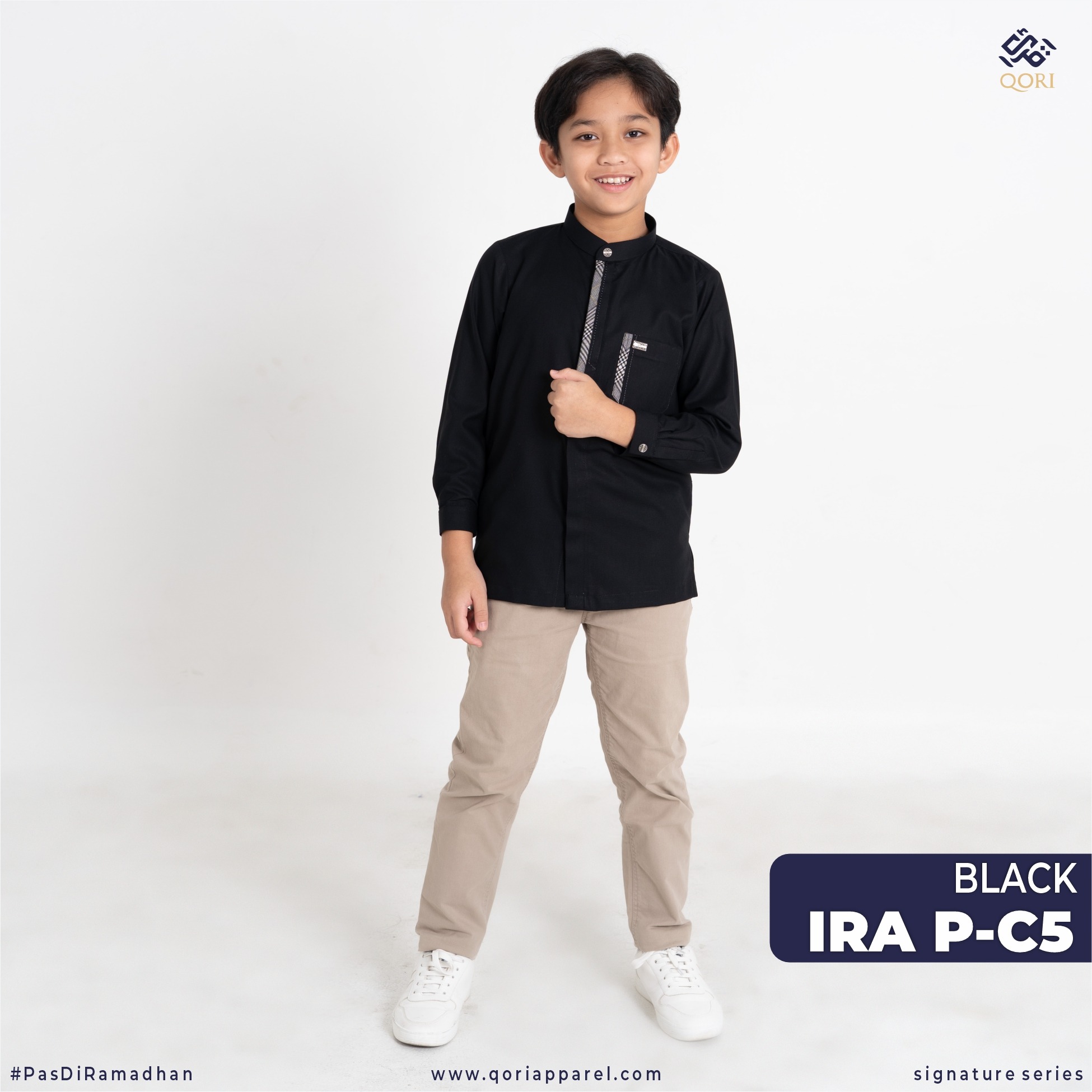 Irbadh bin Sariyah Qori Apparel Baju Koko Anak Lengan Panjang IRA-2