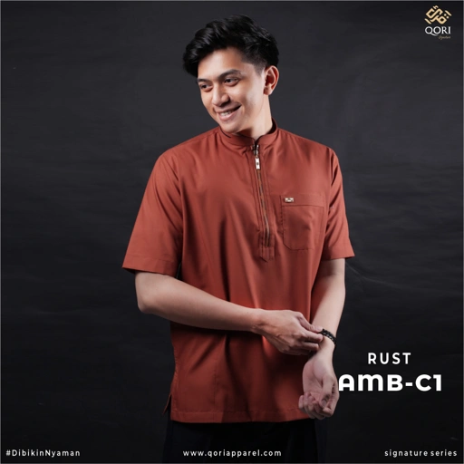 Image of Qori Apparel Amr Bin Ash (Signature Lengan Pendek) AMB-1