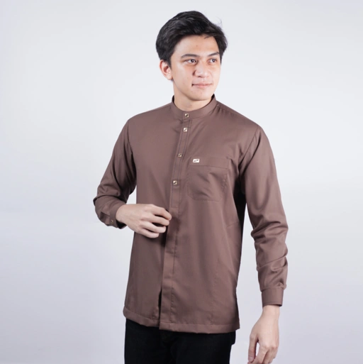 Image of Qori Apparel Signature Buraidah bin al-Hushaib Baju Koko Casual Lengan Panjang BUR-2
