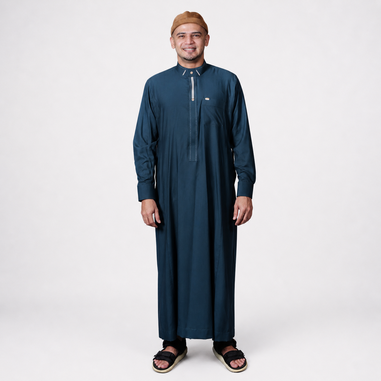 Qori Apparel Jubah Gamis Dewasa Abu Ayyub Al Anshari Lengan Manset ABA-2