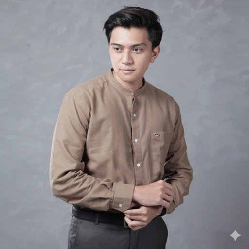 Image of Qori Apparel Kemeja Casual Allure (Lengan Panjang) URC-2