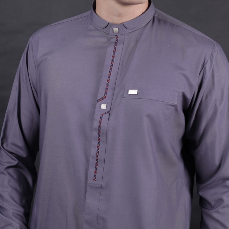 Qori Apparel Signature Wahb bin Sa'ad Baju Koko Pria Lengan Panjang WAH-2