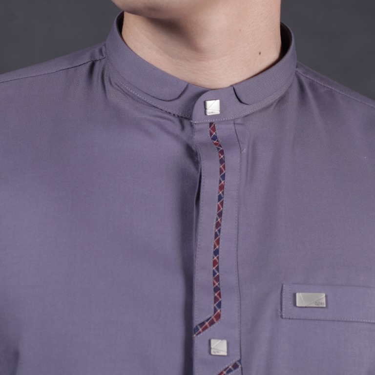 Qori Apparel Signature Wahb bin Sa'ad Baju Koko Pria Lengan Panjang WAH-2