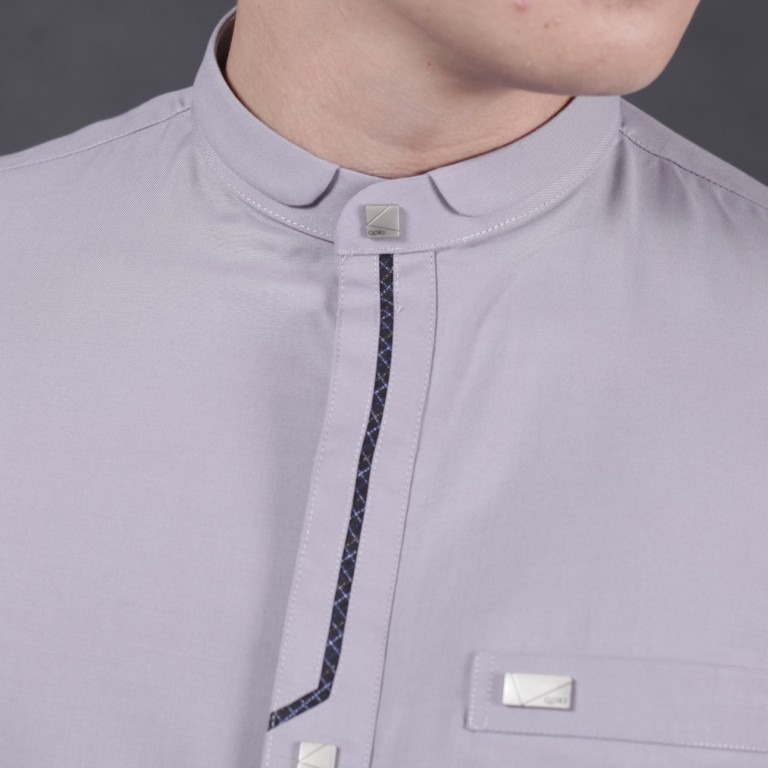 Qori Apparel Signature Wahb bin Sa'ad Baju Koko Pria Lengan Pendek WAH-1