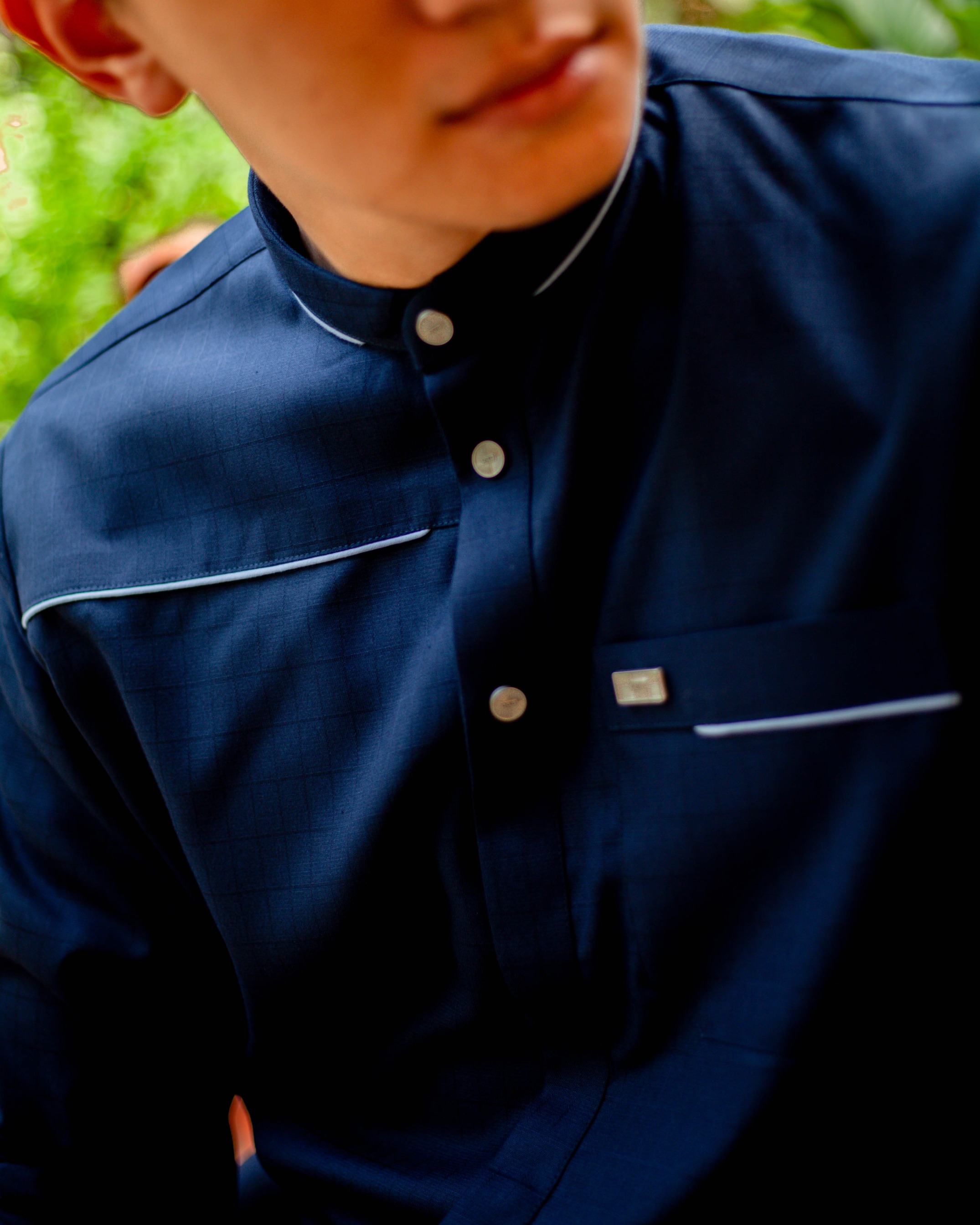Qori Apparel Signature Zaid Kemeja Koko Lengan Pendek ZDM-1