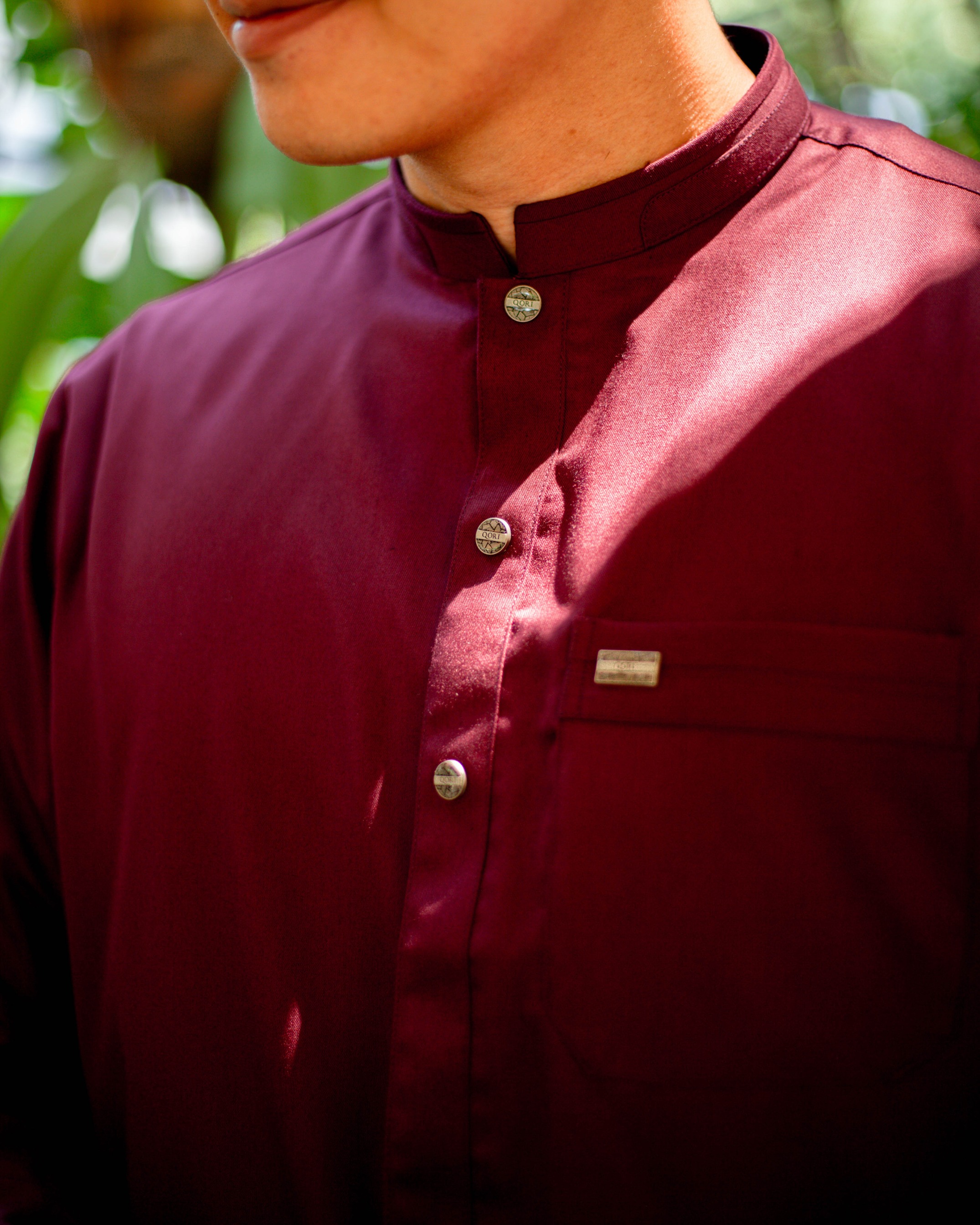 Qori Apparel Signature Muadz Kemeja Koko Lengan Panjang MDZ-2