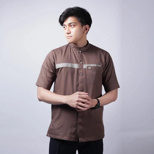 Image of Qori Apparel Nuqadah Al Asadi (Signature Lengan Pendek) QAD-1