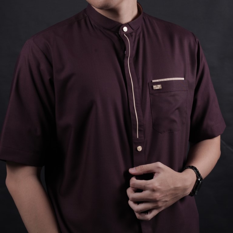 Qori Apparel Signature Hassan Bin Tsabit Al Anshari Lengan Pendek HSS - 1